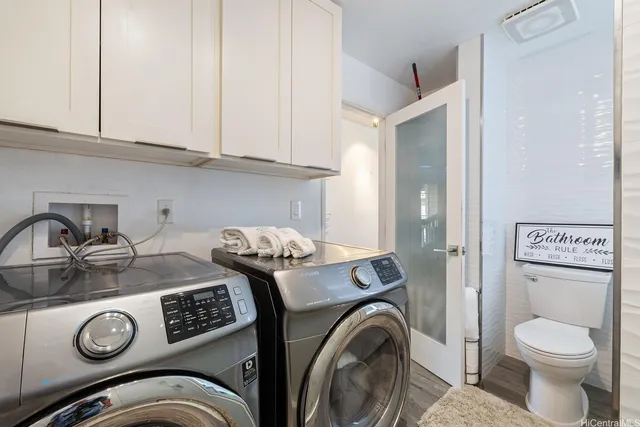 a view of washer and dryer