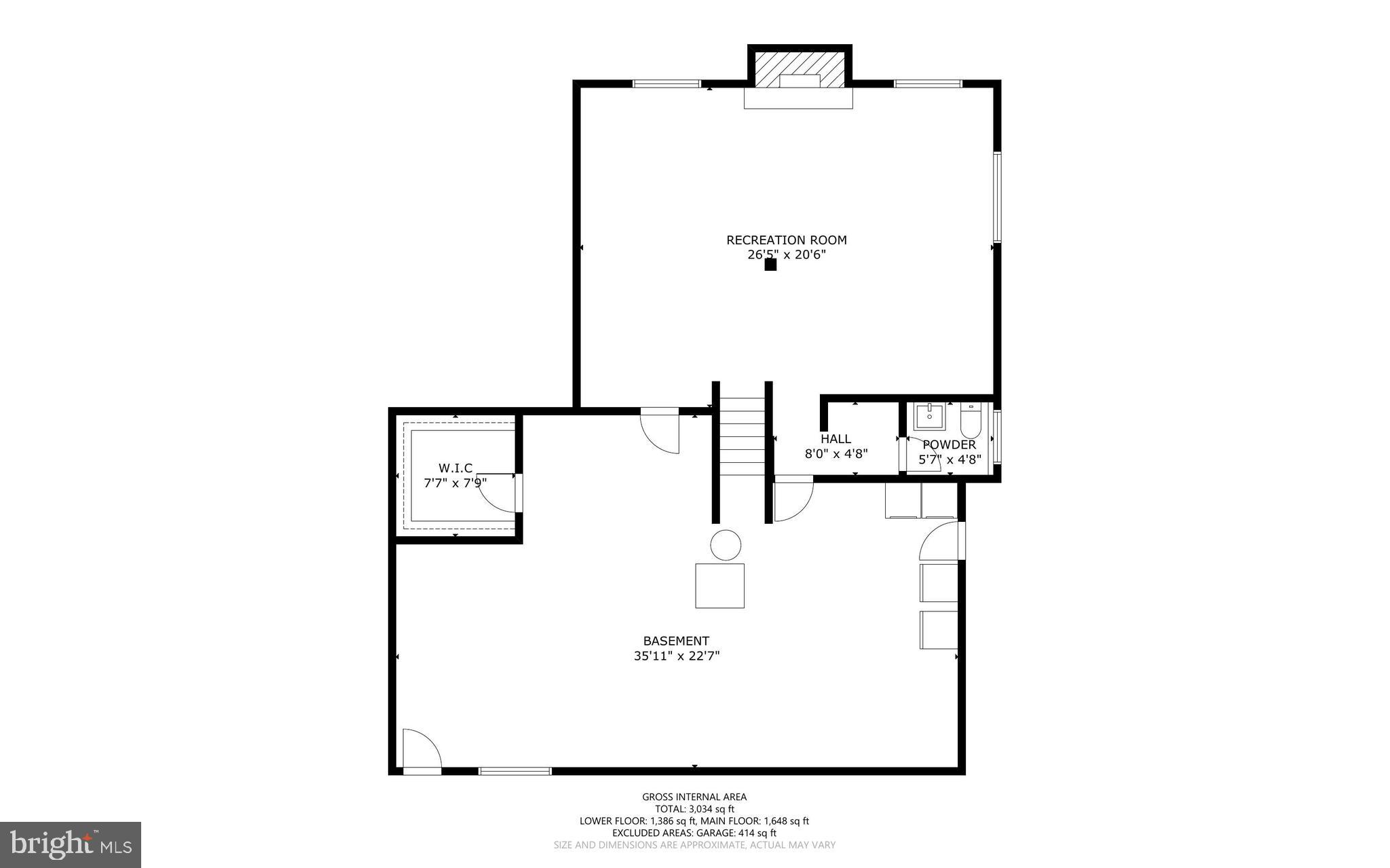 3905 Harrison Road Beltsville, MD 20705 - Photo 36 of 36 lower level floor plan
