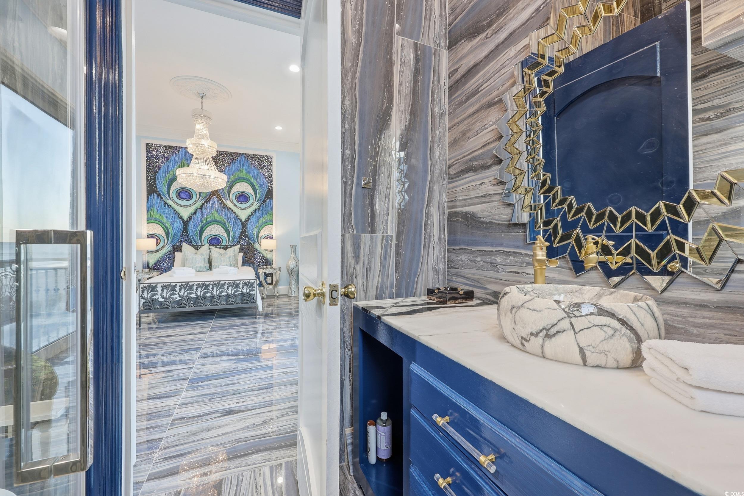 123 Pioneer Loop Georgetown, SC 29440 - Photo 28 of 40 Bathroom featuring tile walls and recessed lighting