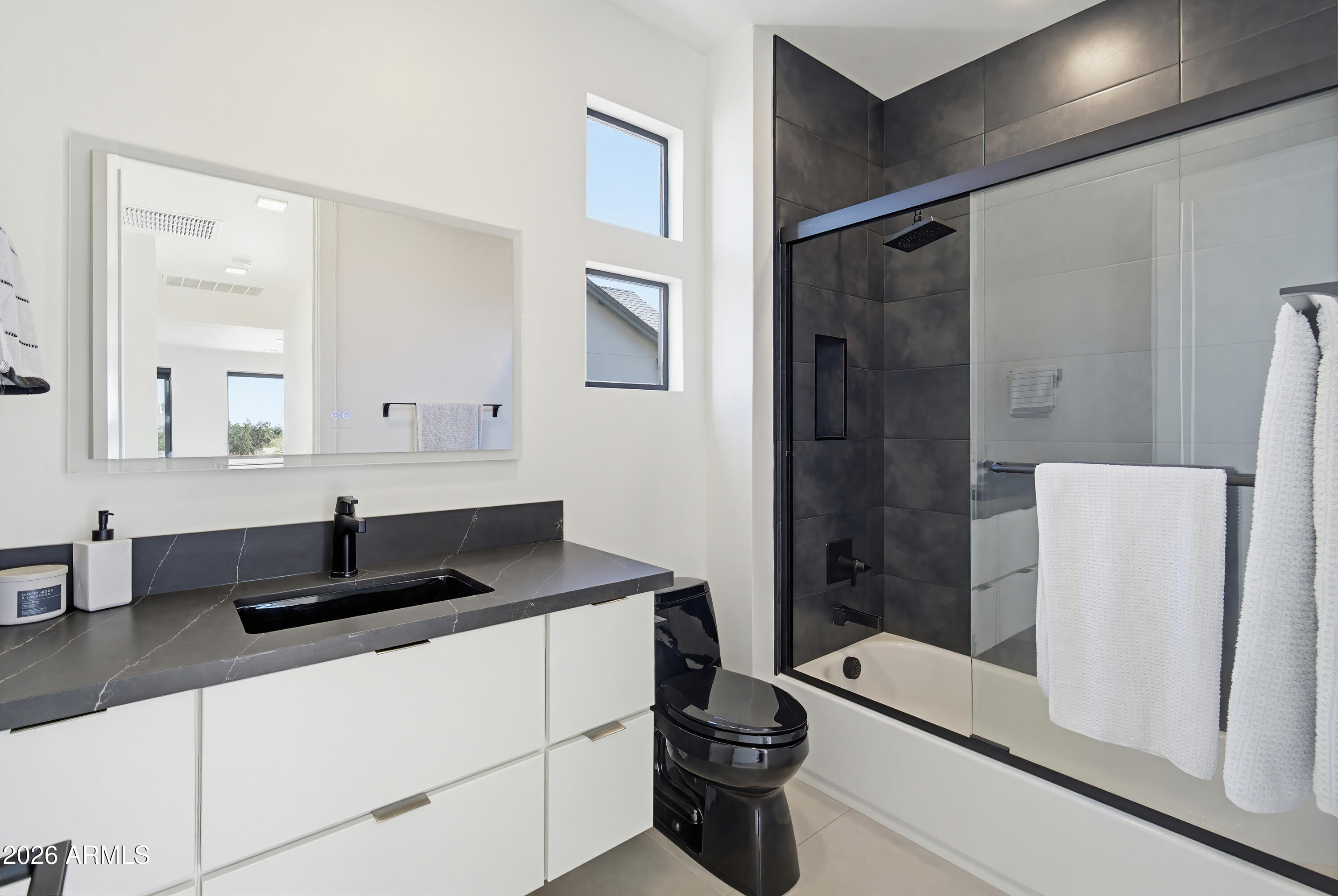 3350 East Highline Canal Road Phoenix, AZ 85042 - Photo 55 of 105 a kitchen with a refrigerator and a sink