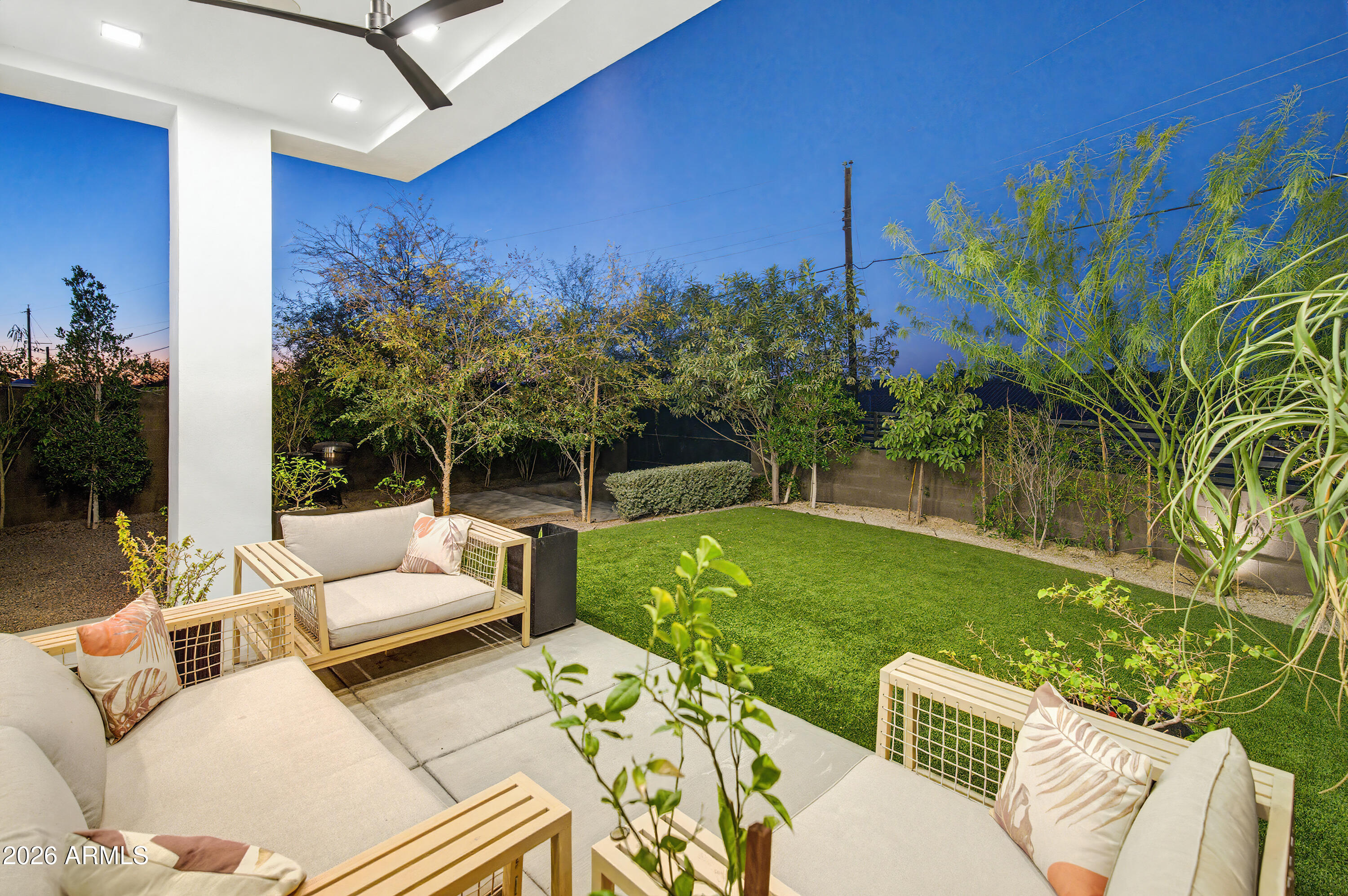 3350 East Highline Canal Road Phoenix, AZ 85042 - Photo 71 of 105 a view of a patio in the backyard