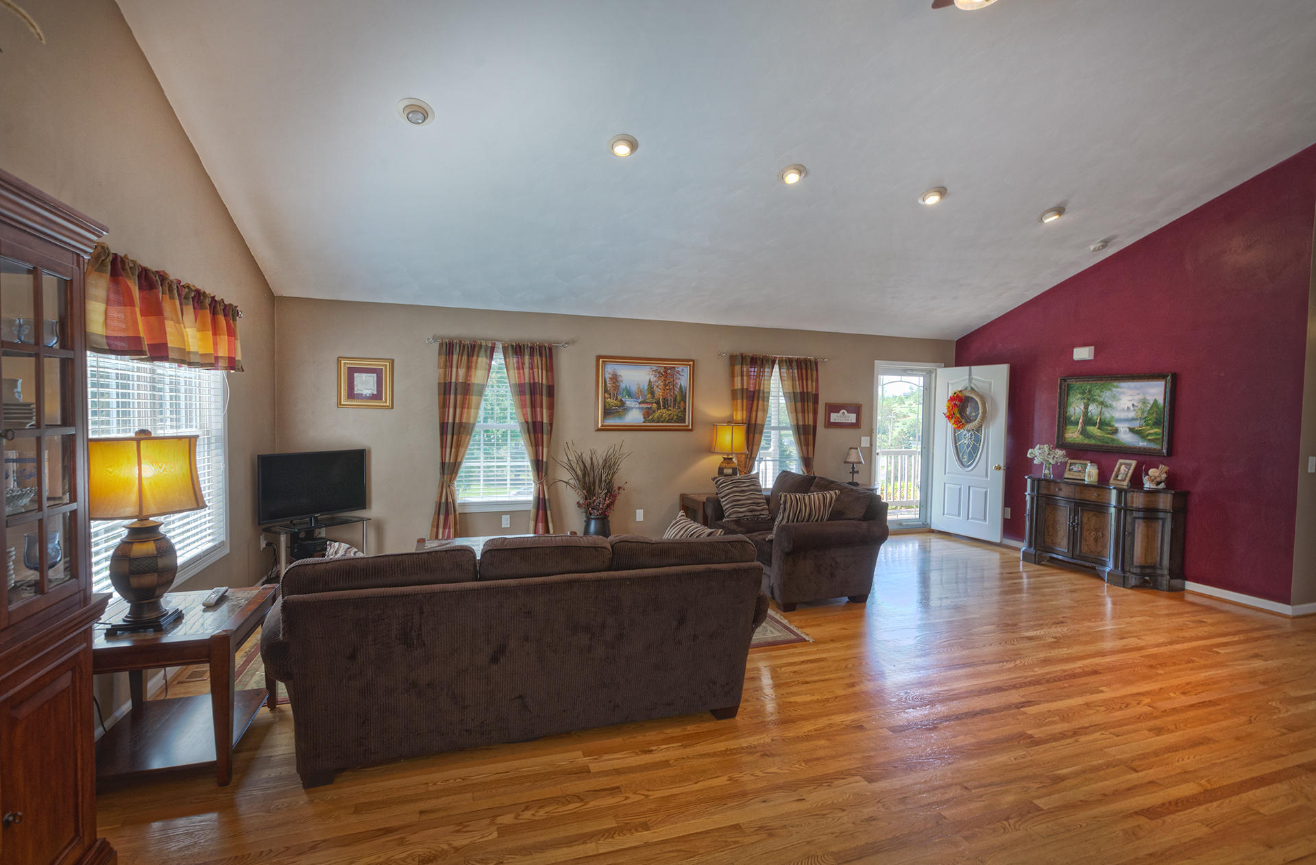 5533 Roanoke Road Troutville, VA 24175 - Photo 10 of 45 a living room with furniture a window and a flat screen tv