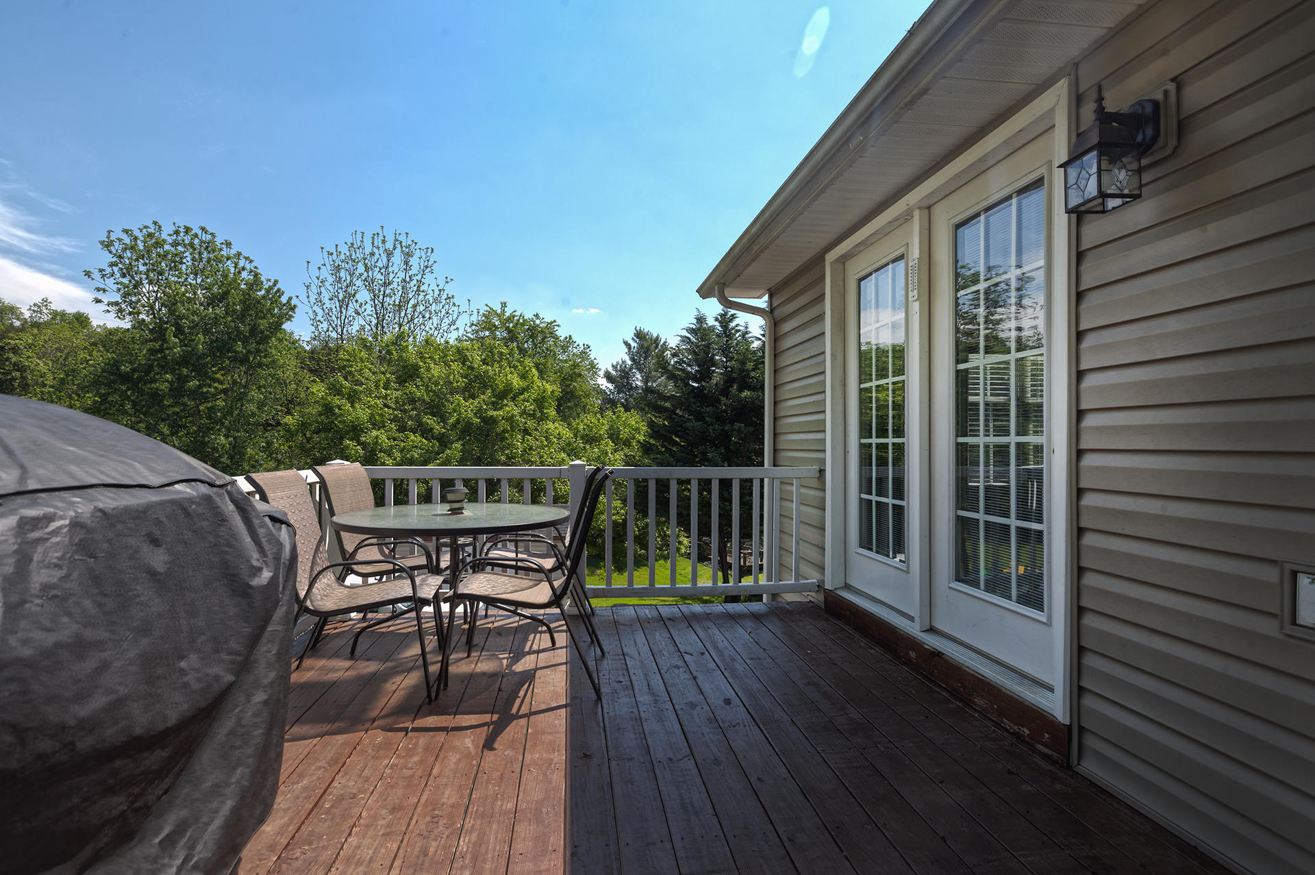 5533 Roanoke Road Troutville, VA 24175 - Photo 29 of 45 a view of a chairs and table on the wooden deck