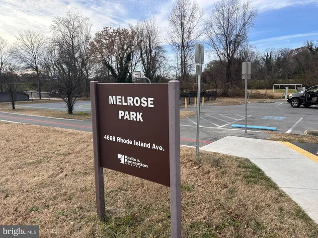 a view of street sign