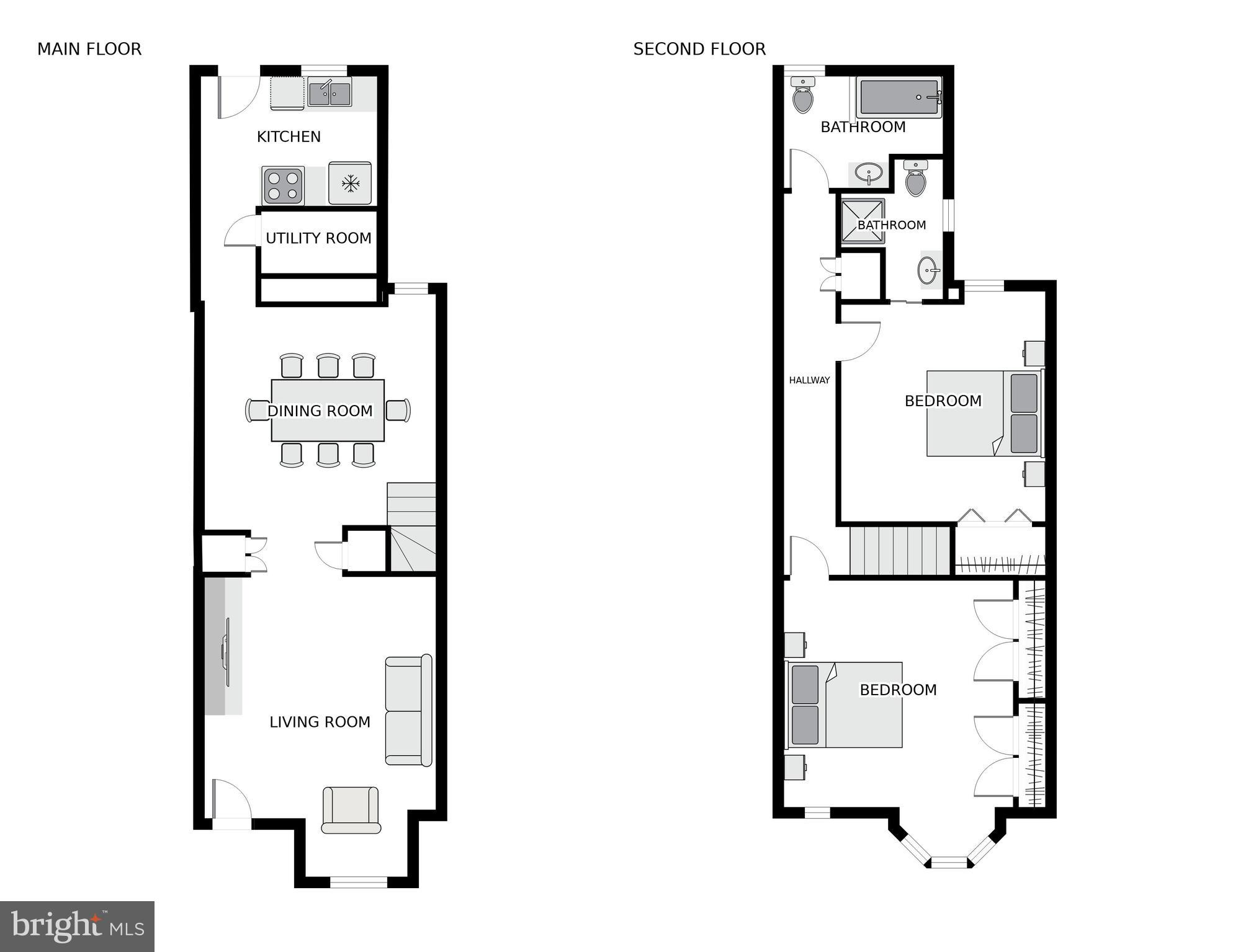 425 5th Street Northeast Washington, DC 20002 - Photo 25 of 25 a picture of a floor plan
