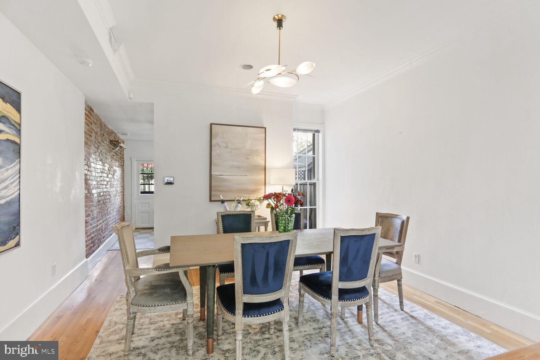 425 5th Street Northeast Washington, DC 20002 - Photo 6 of 25 a view of a dining room with furniture and chandelier