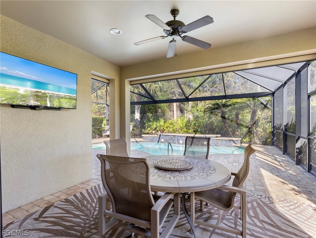 10878 Dennington Road Fort Myers, FL 33913 - Photo 8 of 50 a view of a dining room with furniture window and outside view