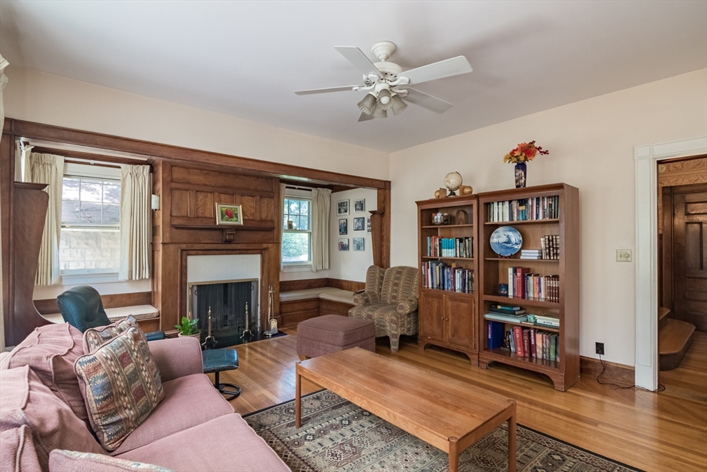 128 Maplewood Terrace Springfield, MA 01108 - Photo 12 of 42 a living room with furniture and a fireplace