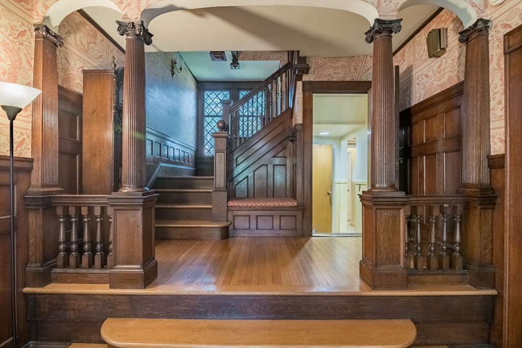 128 Maplewood Terrace Springfield, MA 01108 - Photo 4 of 42 a view of entryway and hall with wooden floor