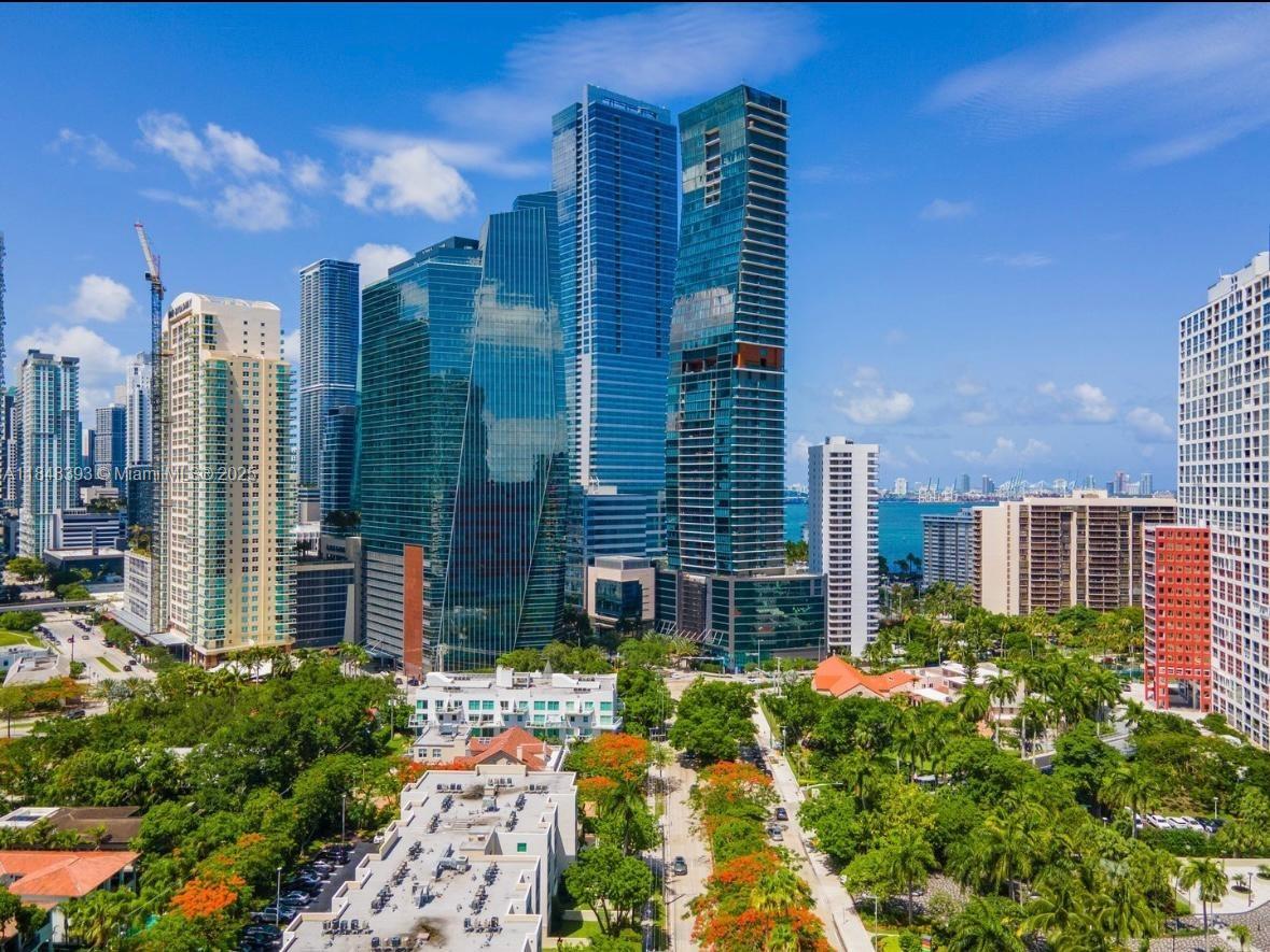 1451 Brickell Avenue, Unit 2505 Miami, FL 33131 - Photo 29 of 30 a view of a city with tall buildings