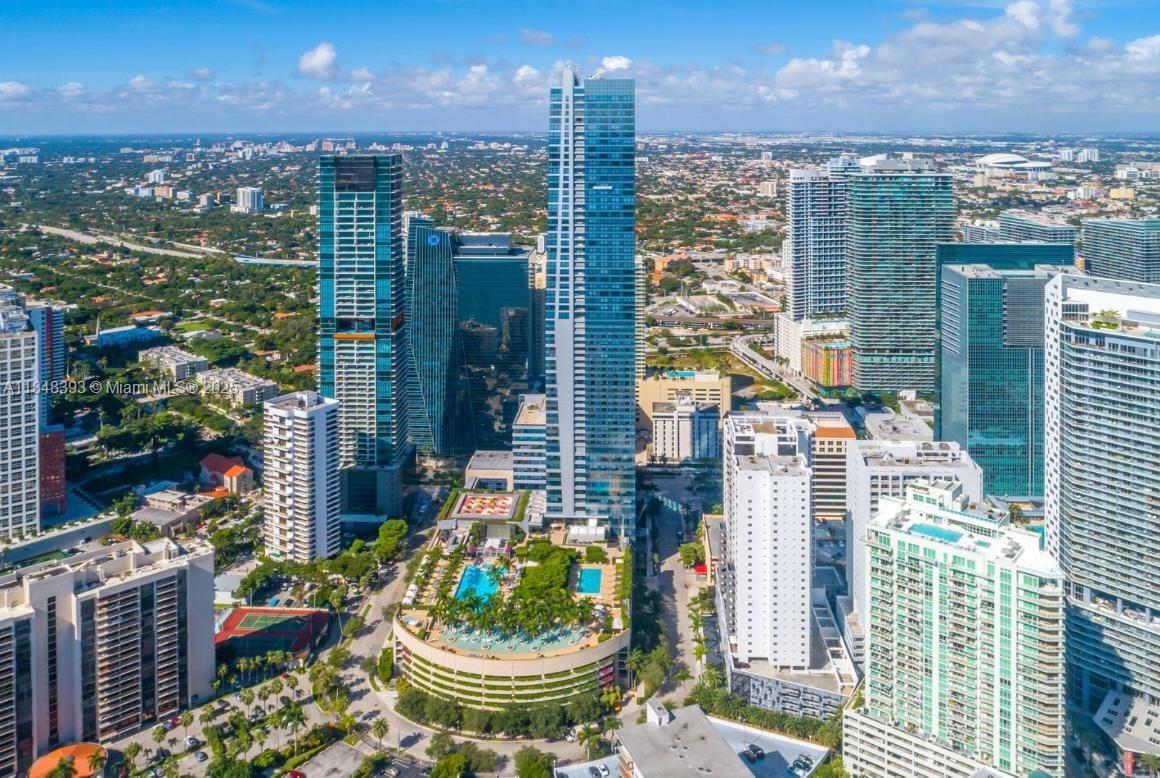 1451 Brickell Avenue, Unit 2505 Miami, FL 33131 - Photo 5 of 30 a view of a city with tall buildings