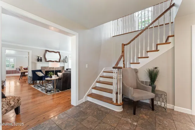 a dining room with furniture window wooden floor