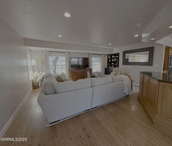 a bedroom with furniture and a couch