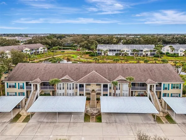 a aerial view of multiple houses