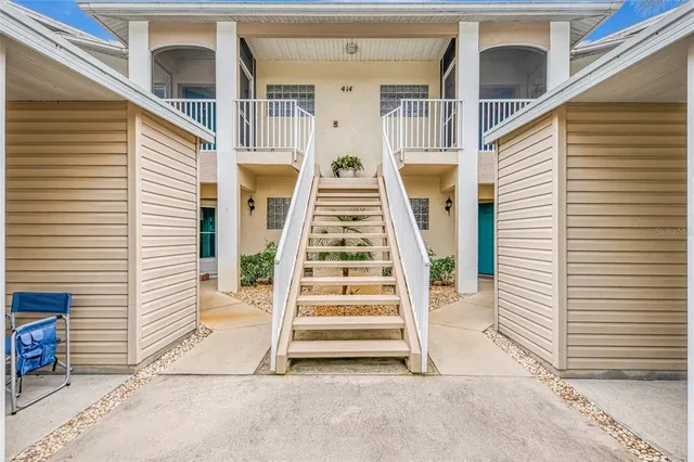 a view of a white door of the house