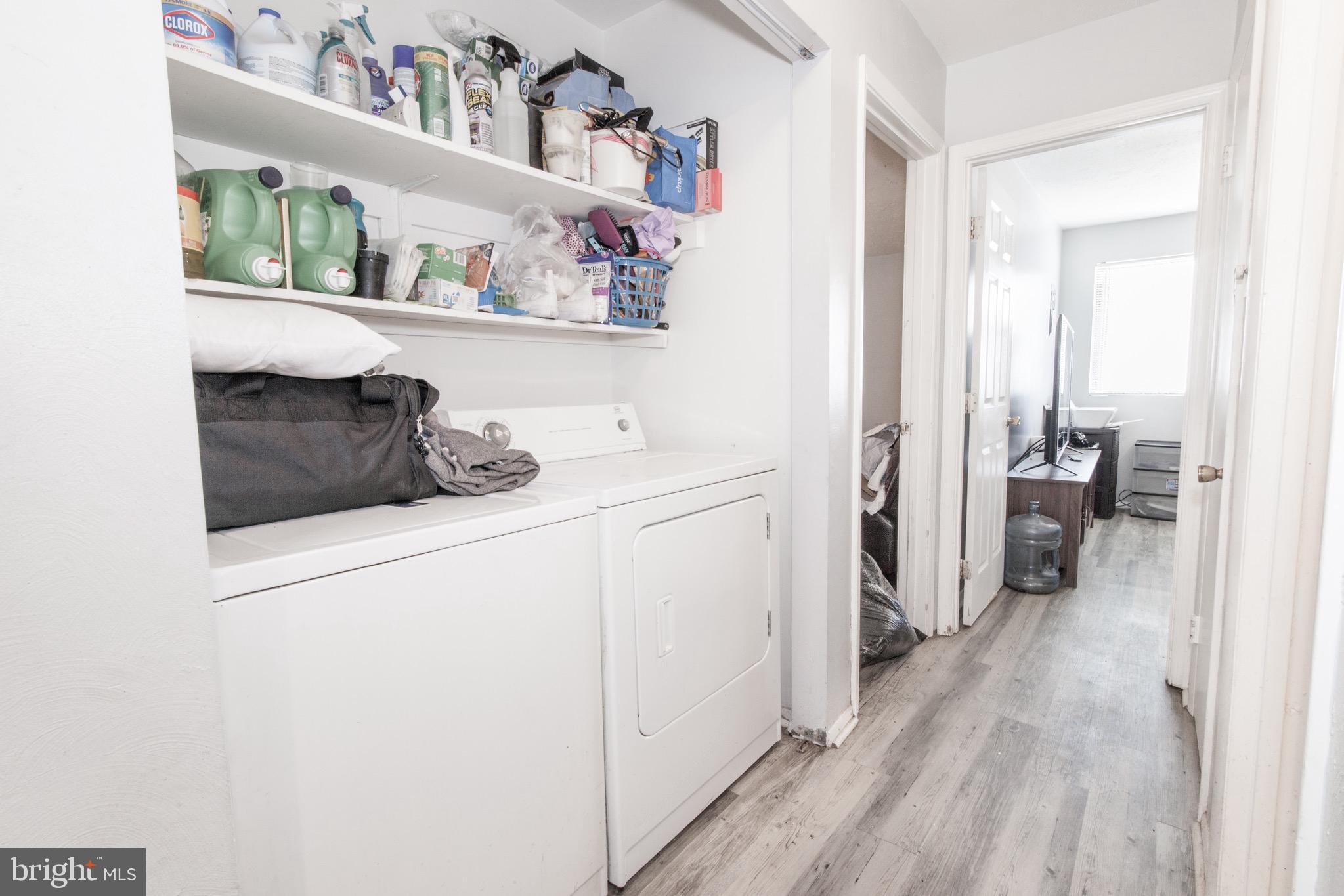 829 Windstream Way, Unit D Edgewood, MD 21040 - Photo 9 of 13 Laundry closet w/ shelving, washer/dyer included
