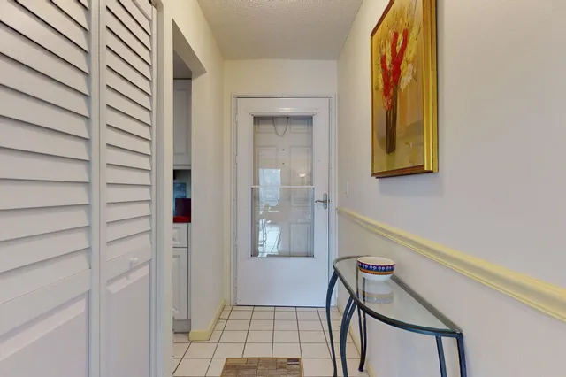 a view of front door