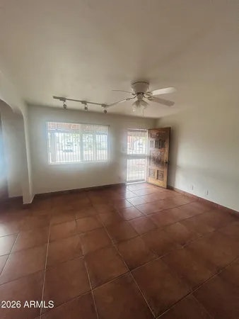 a view of livingroom and window
