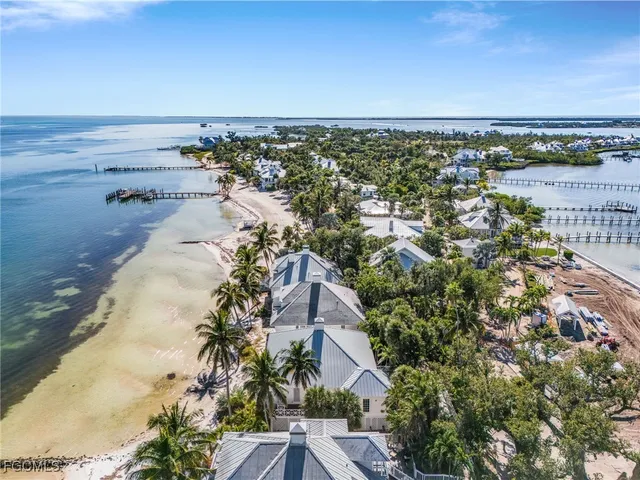 a view of a lake with a nearby beach