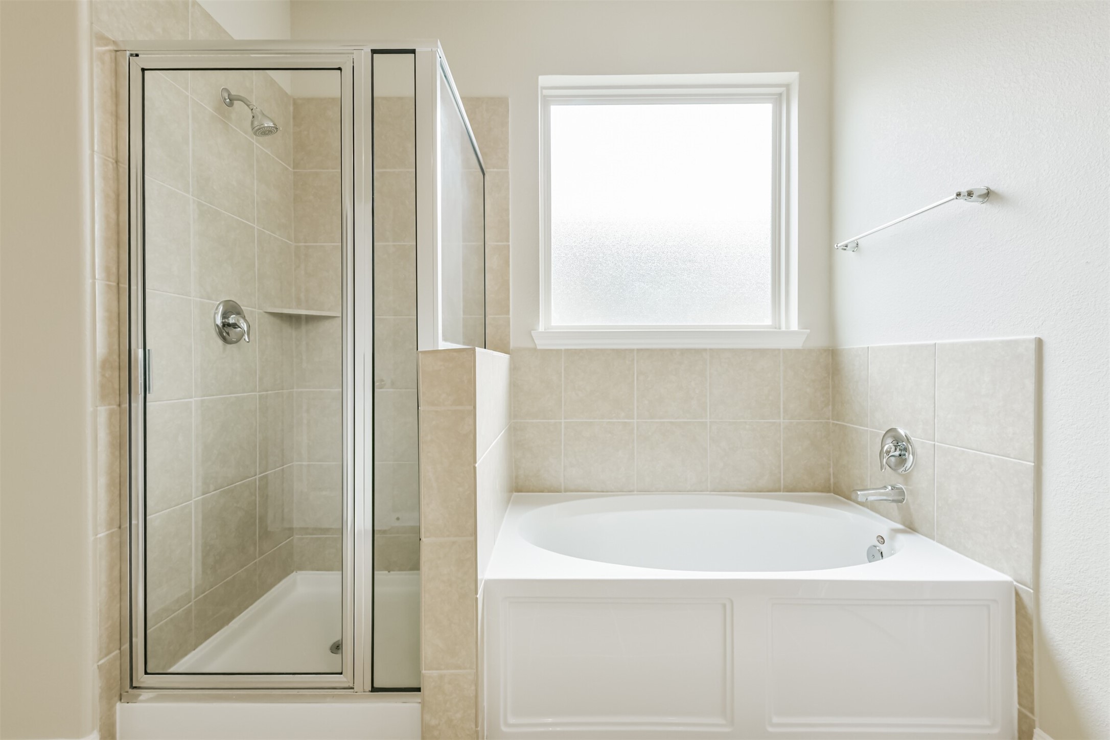 12638 Silver Winter Trail Houston, TX 77014 - Photo 11 of 35 Another View of the Soaking Tub and Separate Shower! Everything in This Home is Clean, Neat and Tidy!