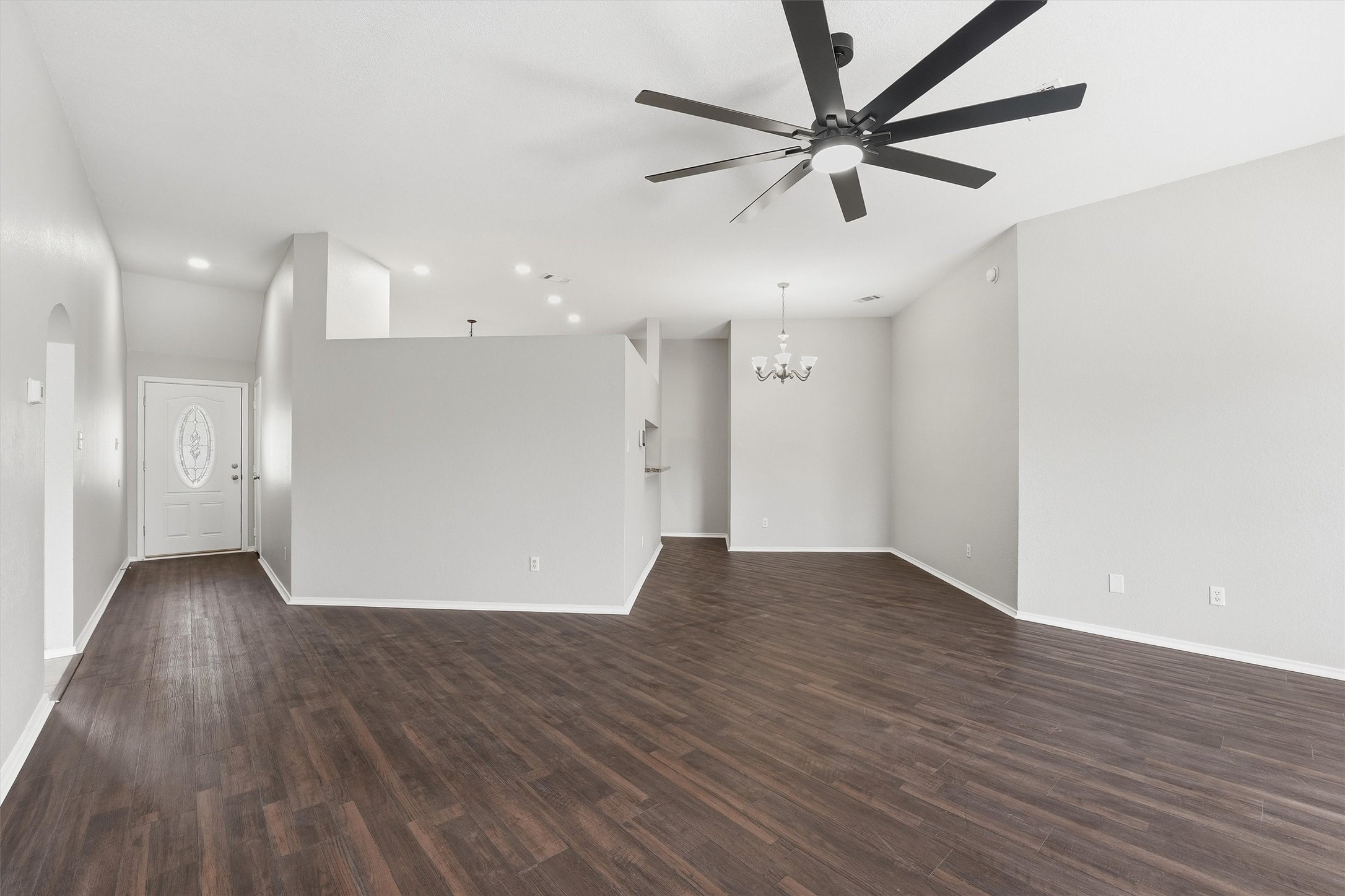 2618 Heather Knoll Drive Spring, TX 77373 - Photo 32 of 32 a view of an empty room with a window and wooden floor