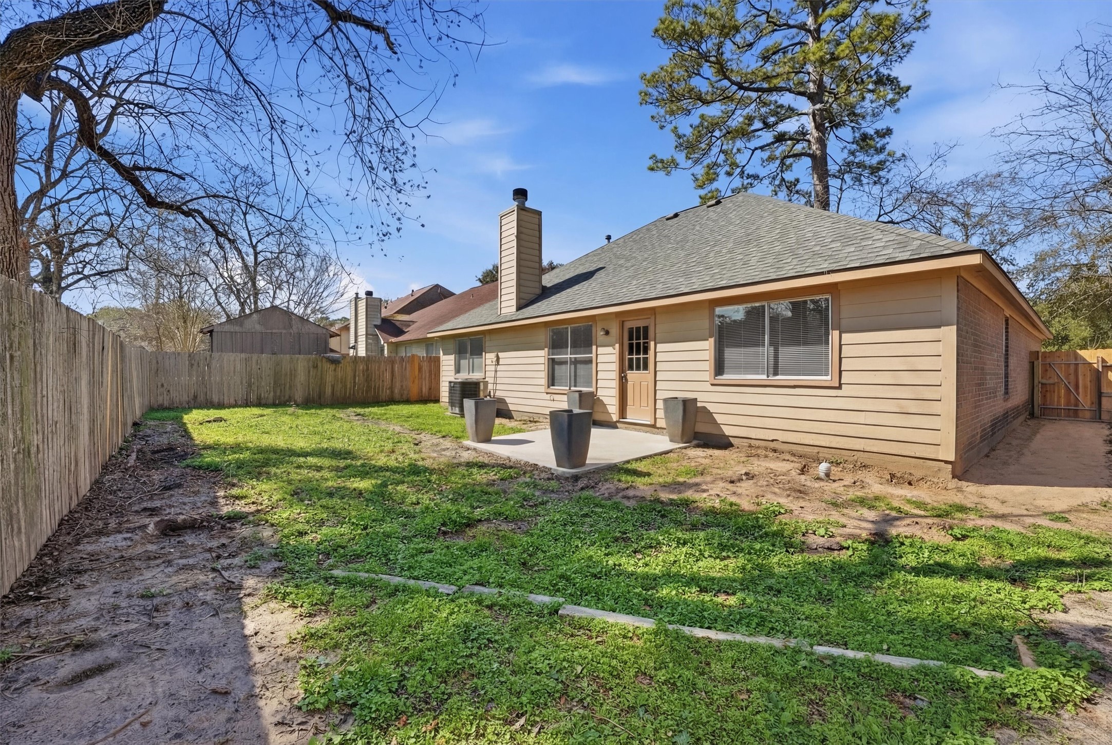 2618 Heather Knoll Drive Spring, TX 77373 - Photo 30 of 32 a view of a house with a yard