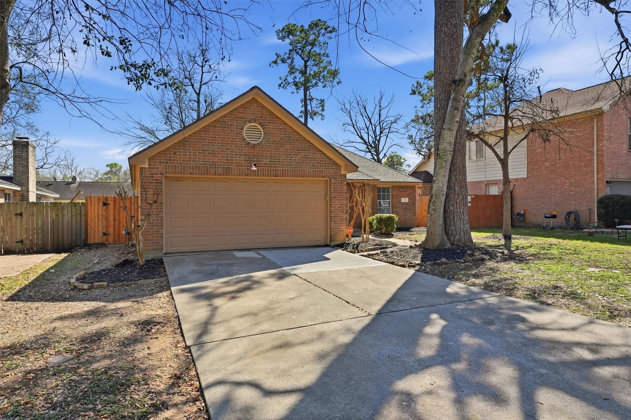 2618 Heather Knoll Drive Spring, TX 77373 - Photo 4 of 32 a view of backyard of house