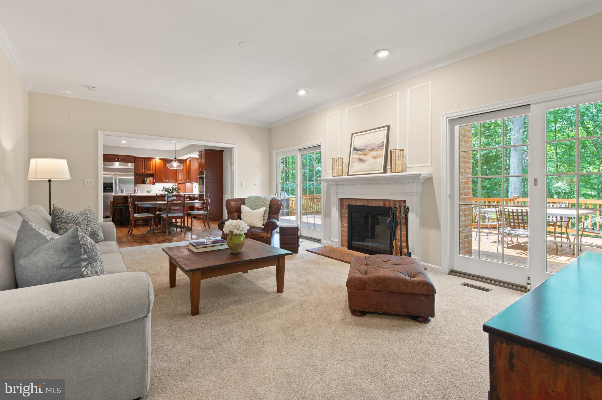 8 Henderson Hill Court Monkton, MD 21111 - Photo 15 of 55 a living room with furniture and a fireplace