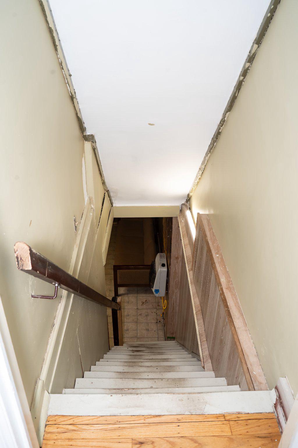 753 East 25th Street Chester, PA 19013 - Photo 33 of 47 Safe railings to lower level w/ more living space.