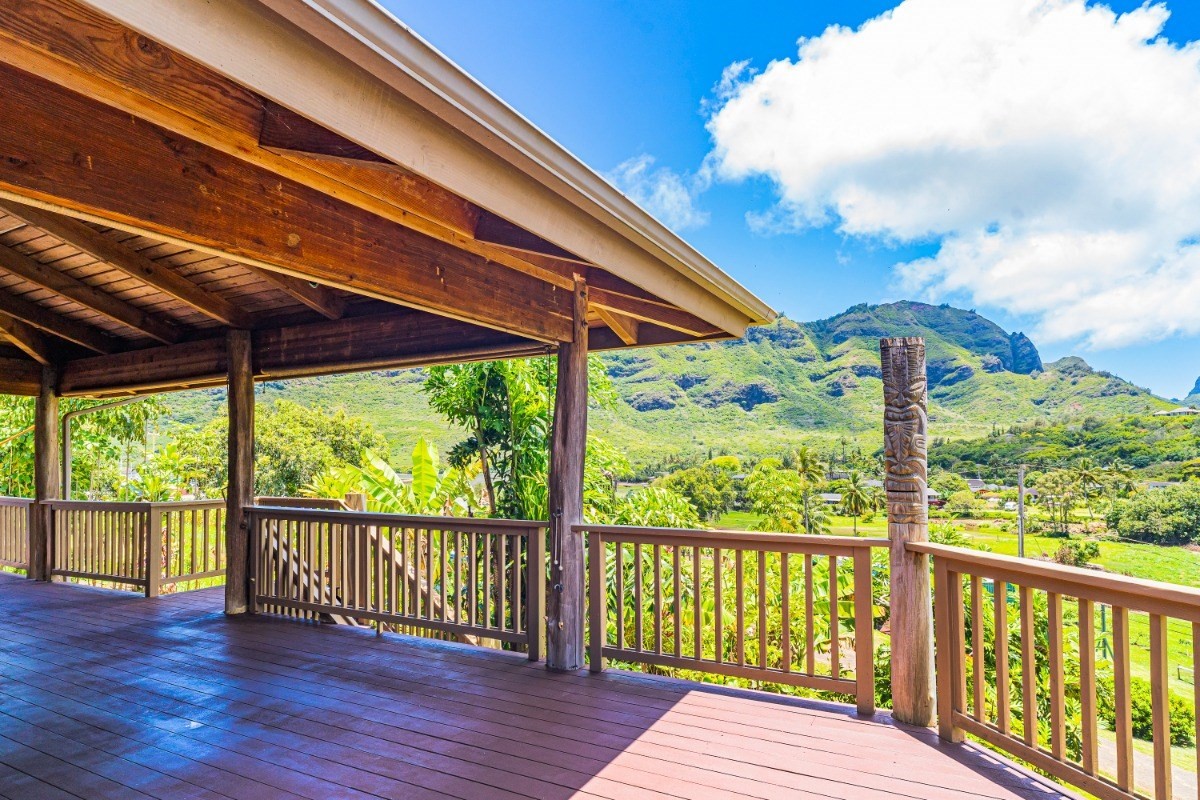 2435 Waipuna Road, Unit 12 Lihue, HI 96766 - Photo 2 of 27 a view of a wooden deck
