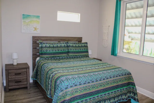 a view of a bathroom from a hallway