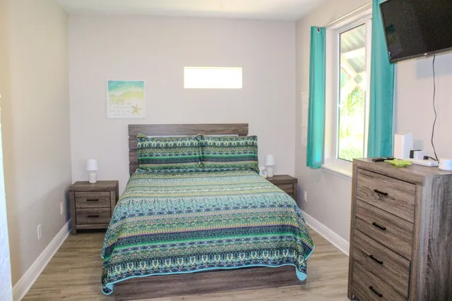 a view of a balcony with city view