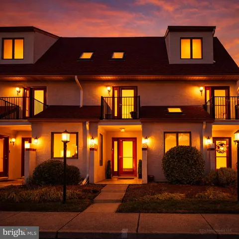 a front view of a houses