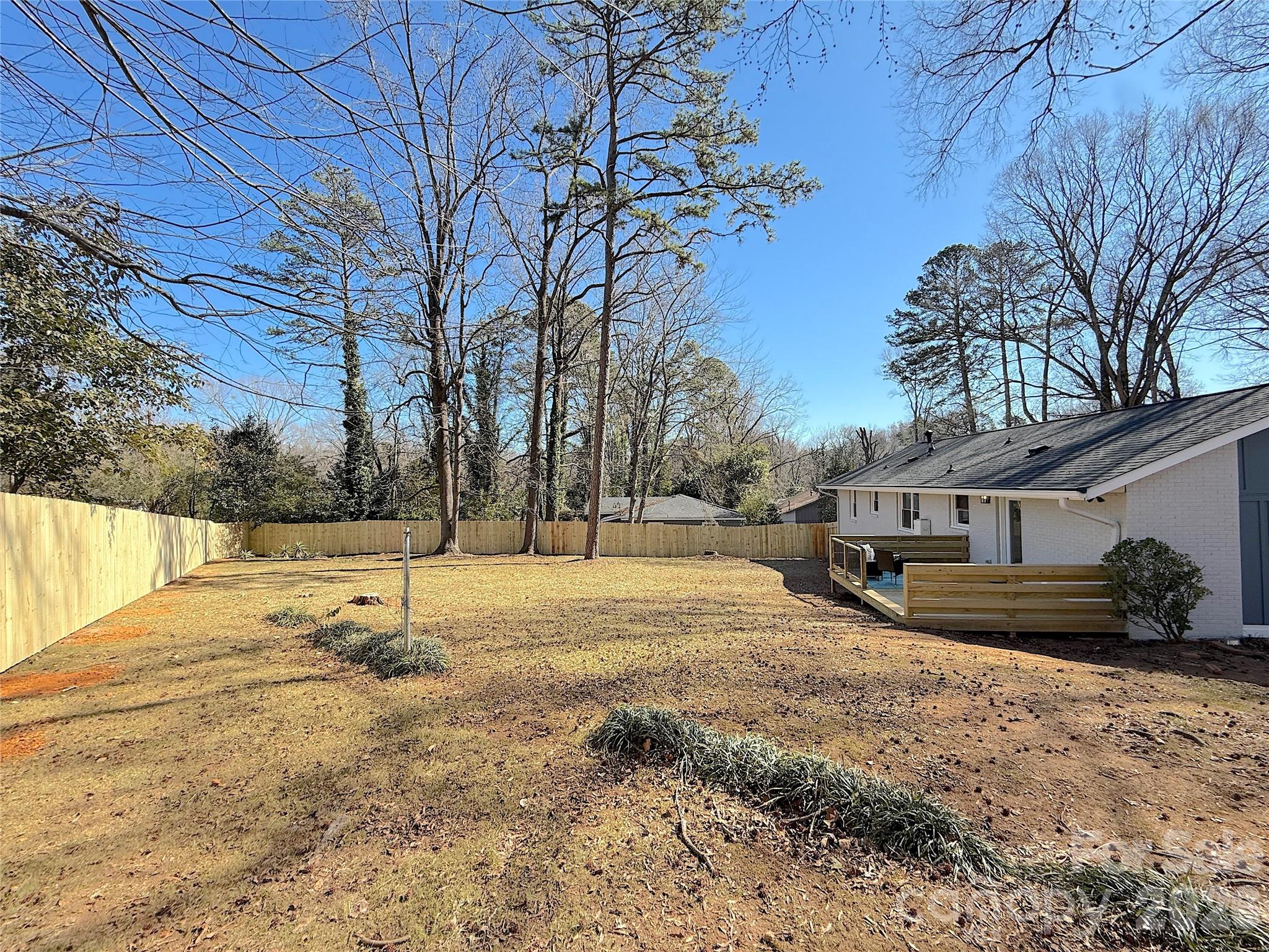 5413 Ruth Drive Charlotte, NC 28215 - Photo 23 of 29 a view of backyard with wooden fence