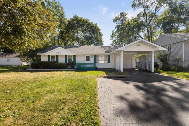 a front view of a house with swimming pool
