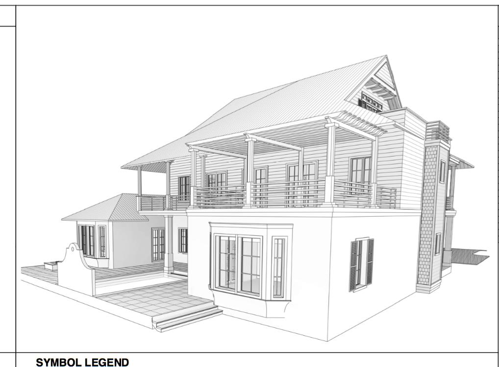 a white house with a large window and wooden floor