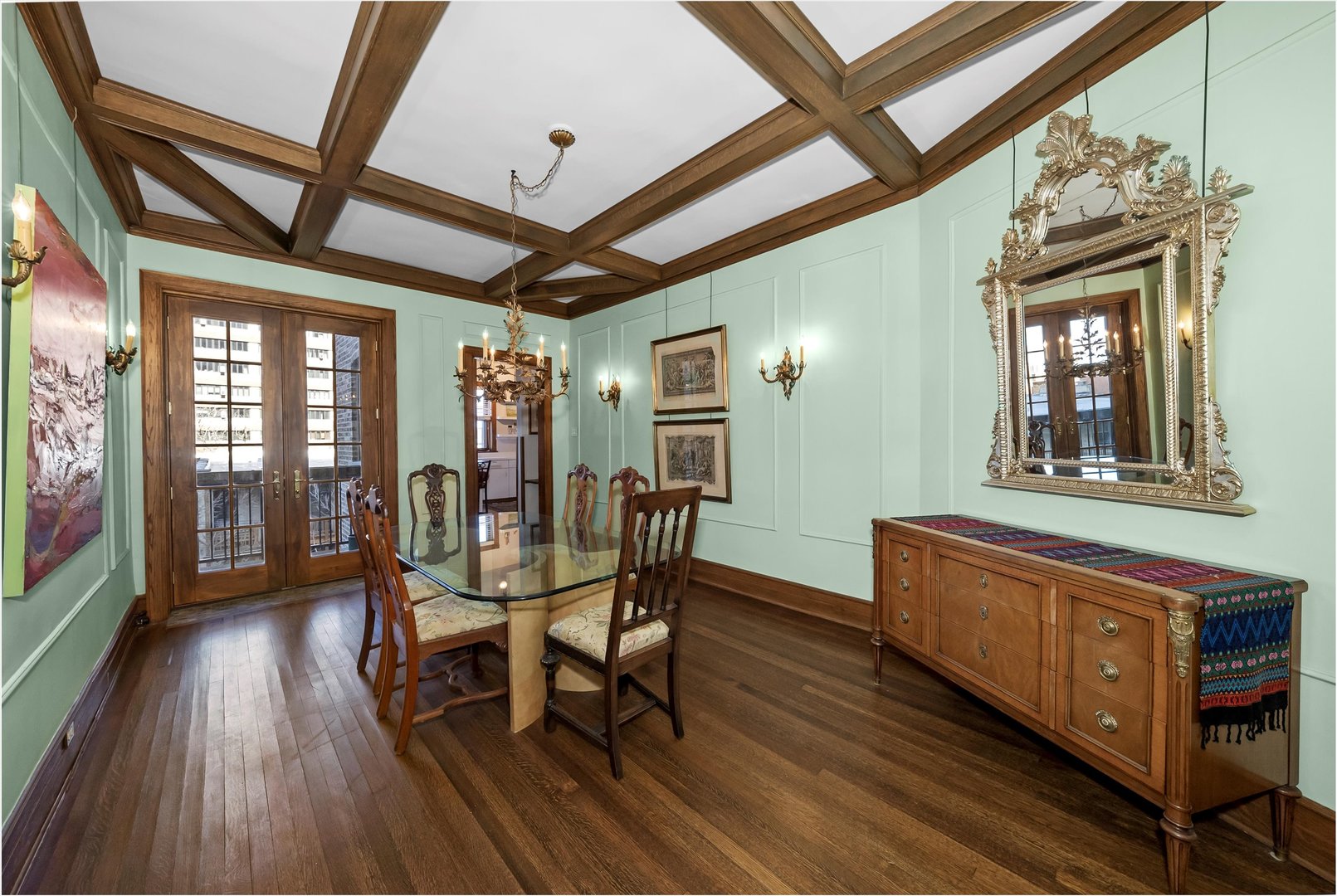 666 West Irving Park Road, Unit I4 Chicago, IL 60613 - Photo 13 of 27 a view of a dining room with furniture window and wooden floor