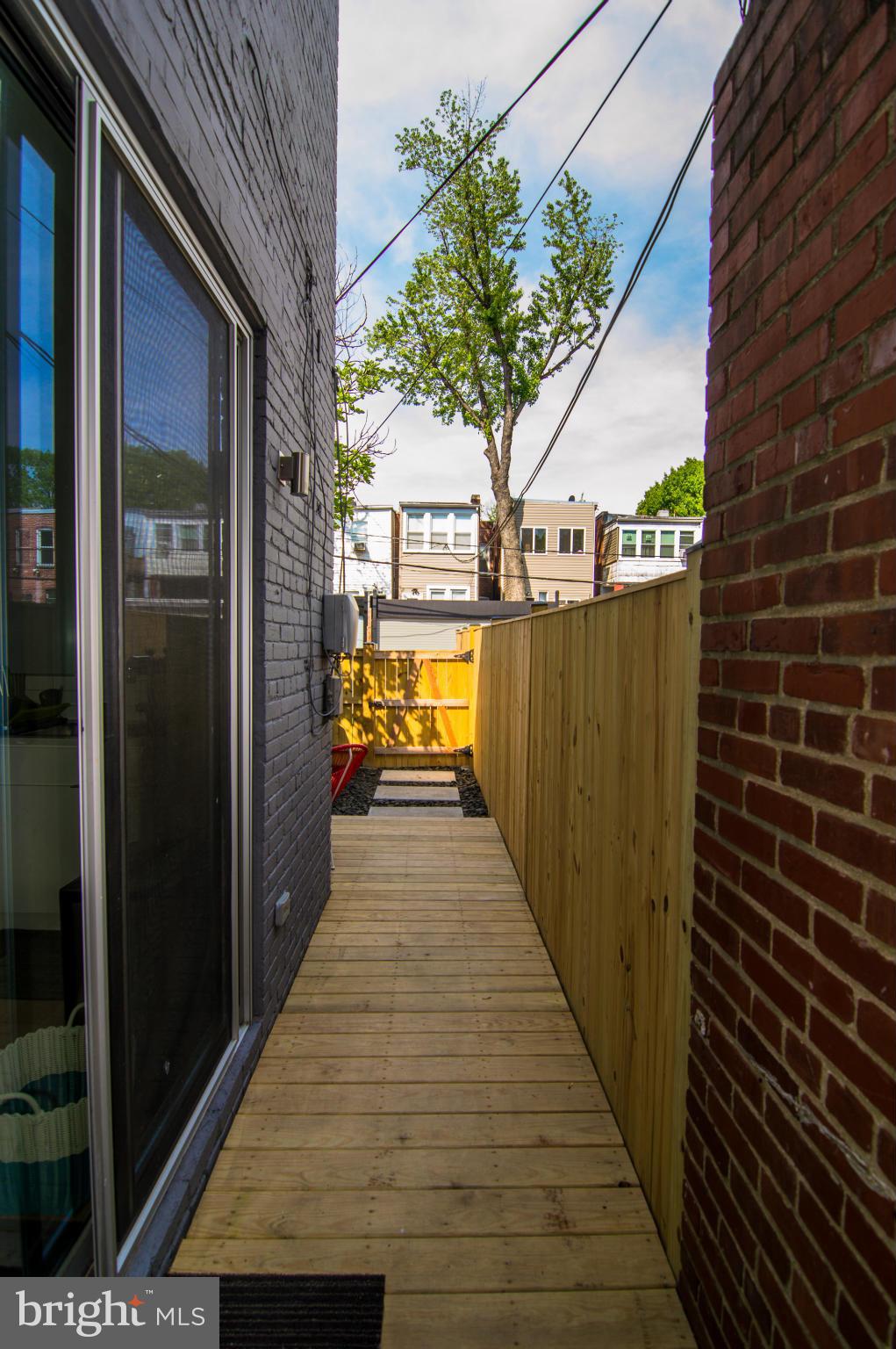 606 14th Place Northeast Washington, DC 20002 - Photo 13 of 28 a view of balcony with wooden floor