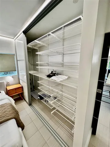 a room with gym equipment