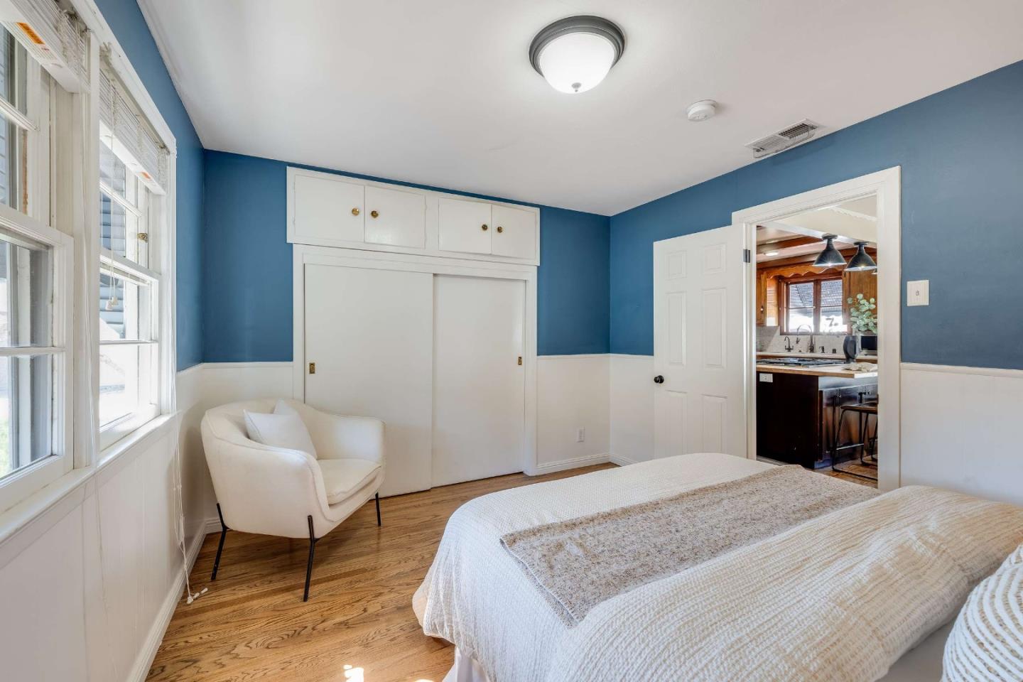 1256 Pierce Street Santa Clara, CA 95050 - Photo 18 of 46 a bedroom with a bed and a chair