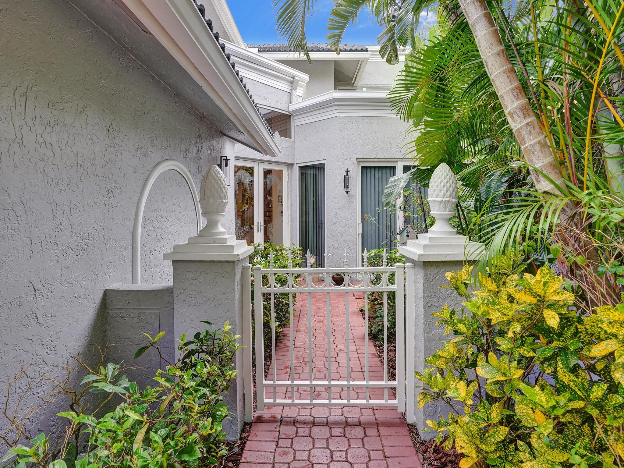 17288 Hampton Boulevard Boca Raton, FL 33496 - Photo 3 of 36 Front Courtyard Entry
