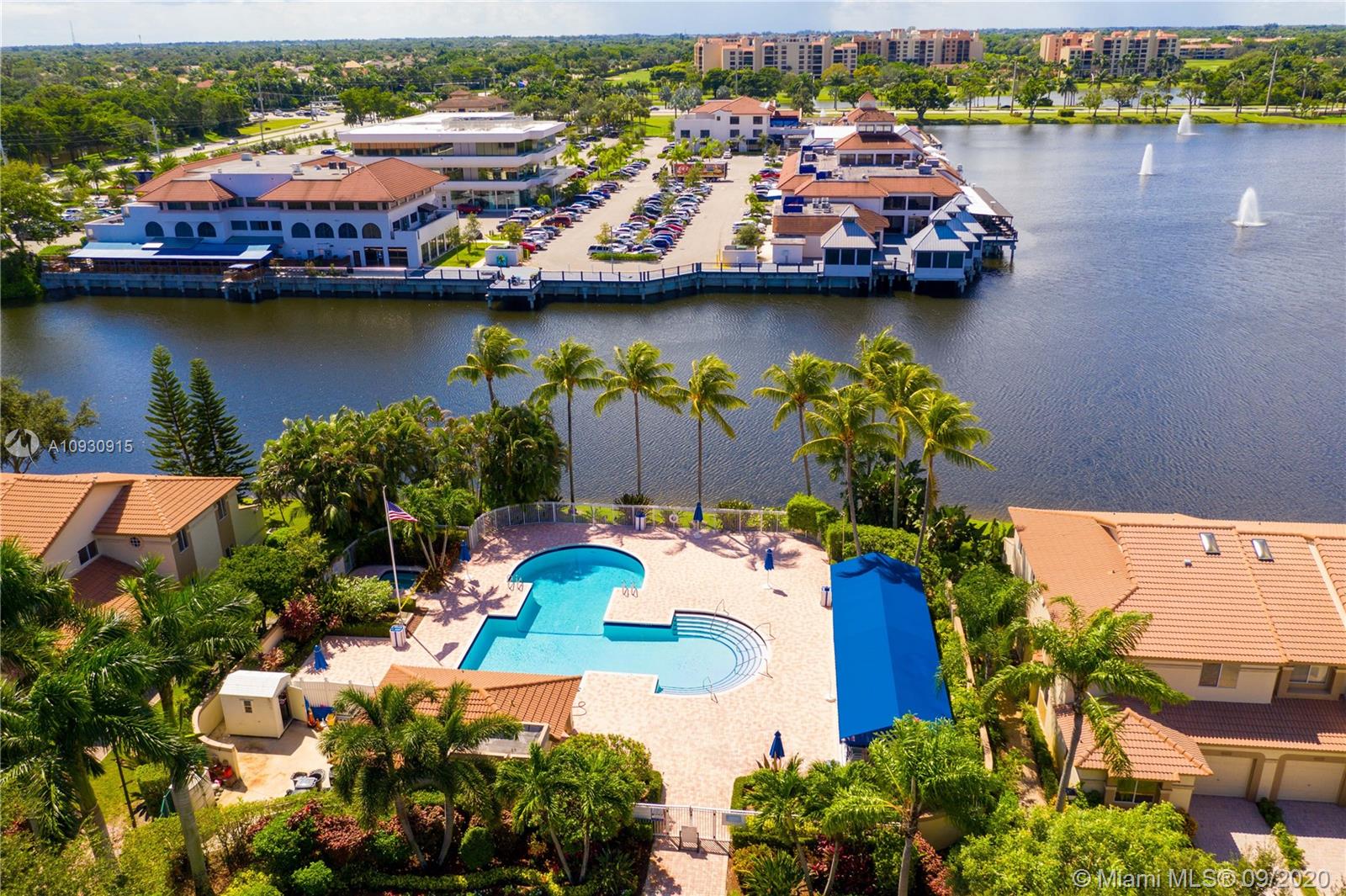 6607 Via Regina Boca Raton, FL 33433 - Photo 38 of 40 an aerial view of a house with a lake view
