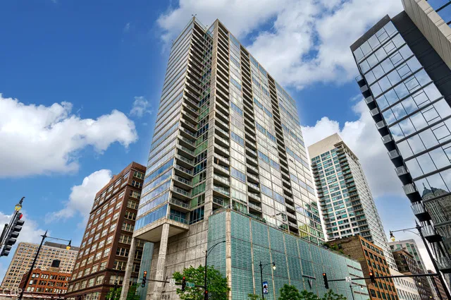 a front view of a building