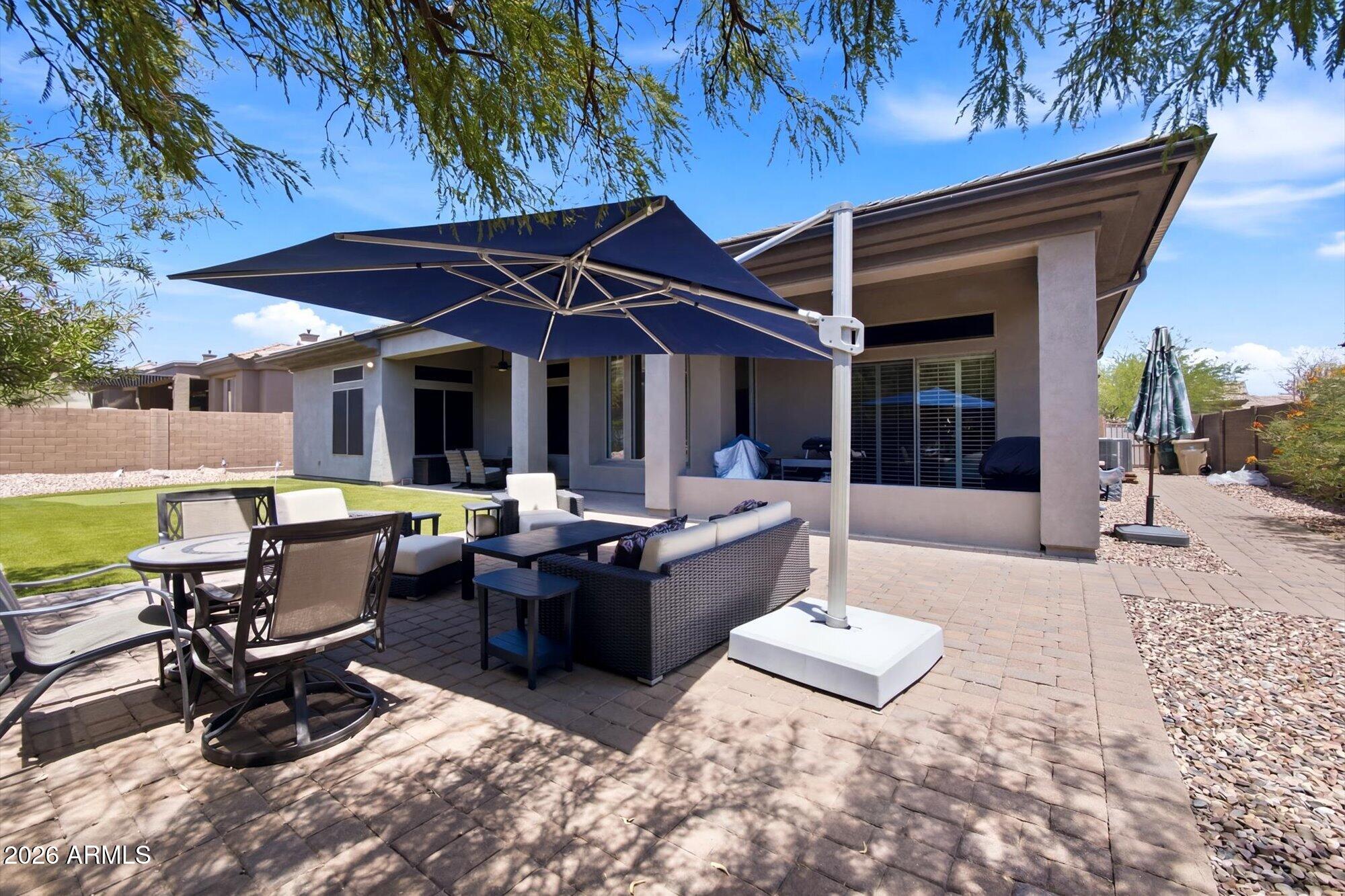 41606 North Anthem Ridge Drive Phoenix, AZ 85086 - Photo 28 of 52 28-pavered backyard patio