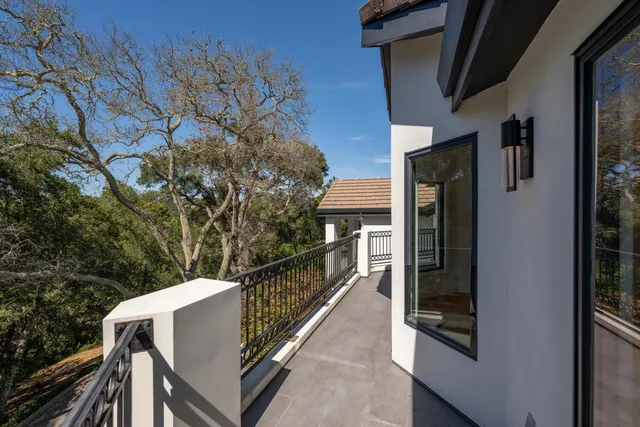 a front view of a building