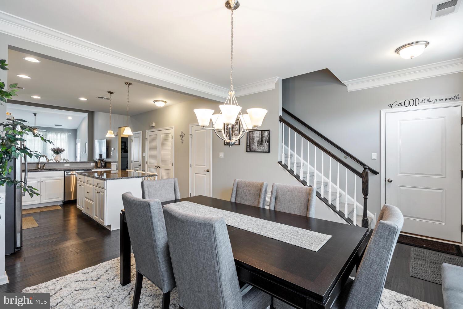 68 Heals Farm Road Burlington, NJ 08016 - Photo 6 of 33 Dining Room view Open Concept