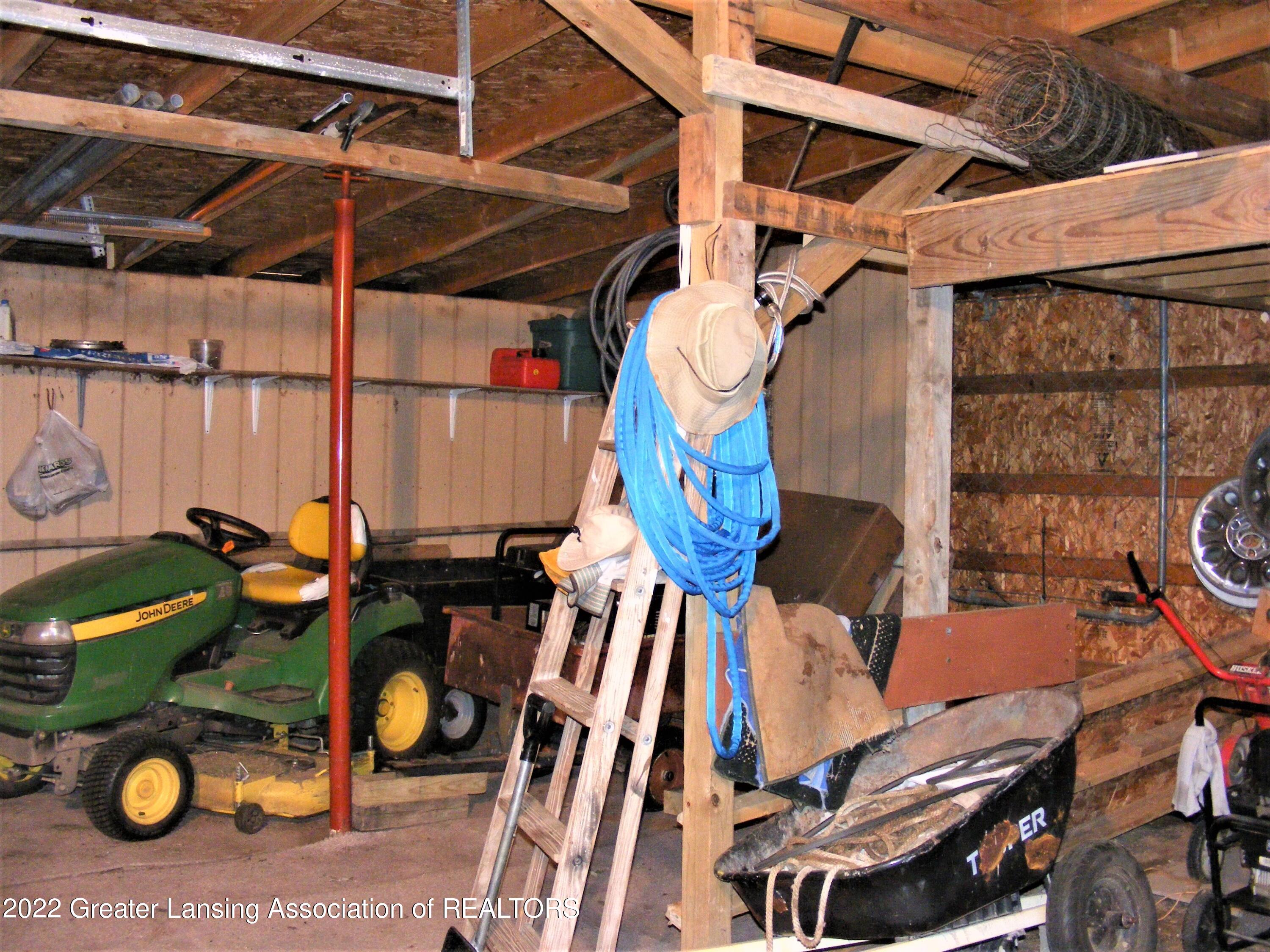 2183 Arch Road Eaton Rapids, MI 48827 - Photo 25 of 34 pole barn storage area