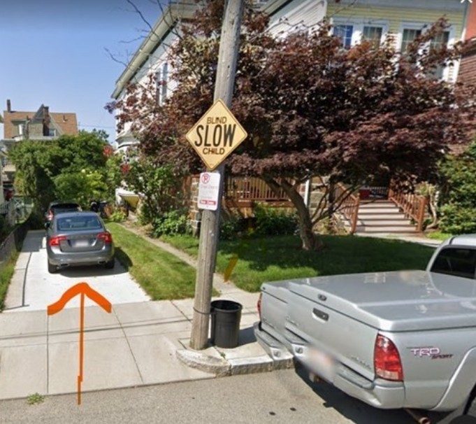 41 Charlotte Street Boston, MA 02121 - Photo 2 of 5 a front view of a house with garden