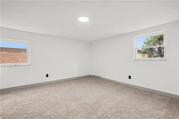 a view of room with window