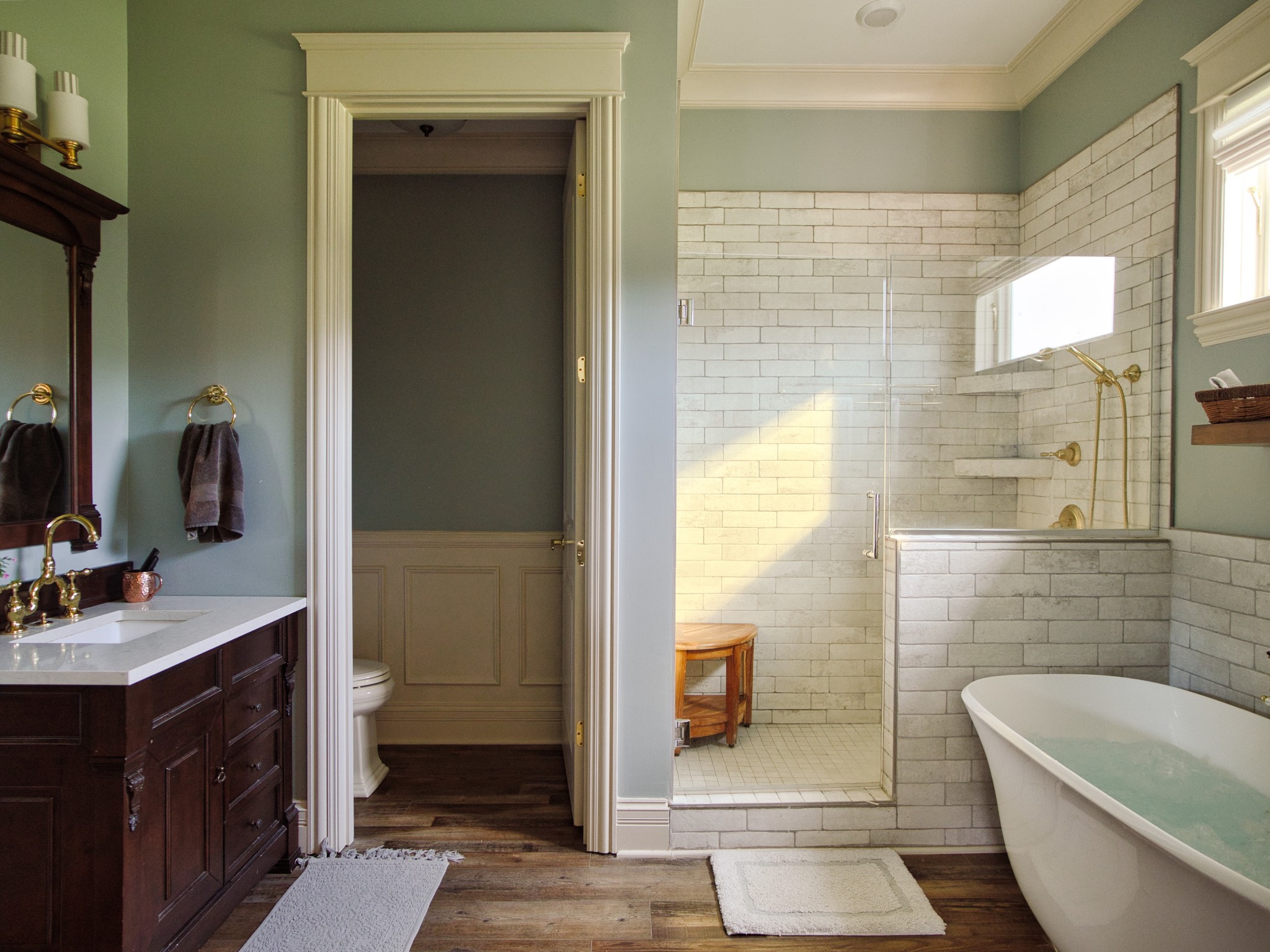 450 Lowe Branch Road Centerville, TN 37033 - Photo 47 of 100 a bathroom with a sink a toilet a mirror and shower